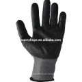Sunnyhope guantes de espuma de nitrilo revestidos malasia, guantes de grano de hoyuelos